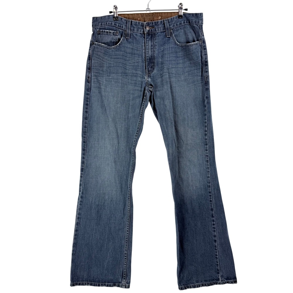 Levi Strauss Signature Mens Low Boot‎ Cut Blue Denim Jeans W34 L32 915190008